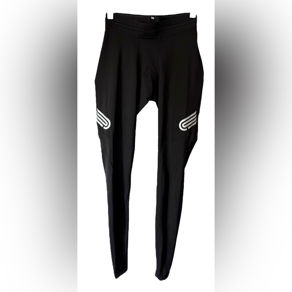 Pressio Men’s Cycling Compression Tights Size Small Black Excellent Condition!